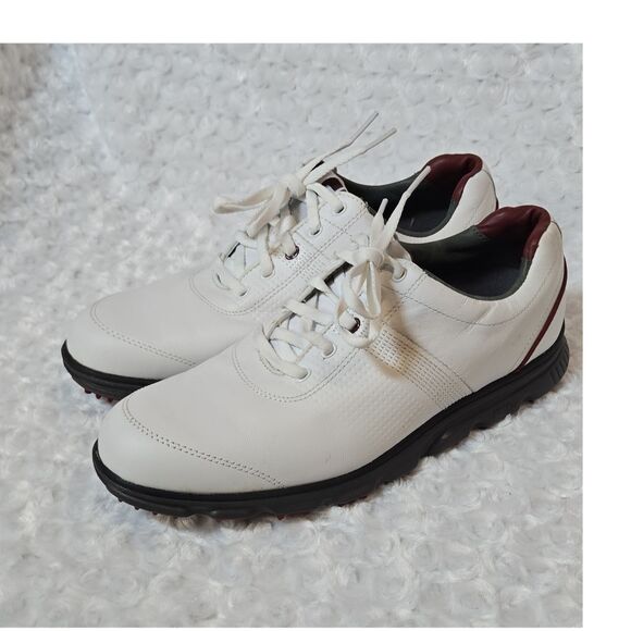 FootJoy DryJoys Tour Men\'s Golf Shoes 8.5 M Leather Lace Up White 53503 main image 7